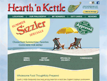 Tablet Screenshot of hearthnkettle.com